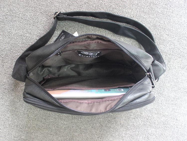 Soft Leather Messenger Bag