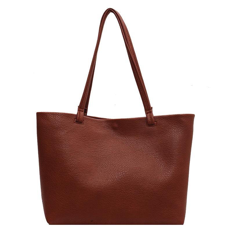 Floppy leather tote bag deals