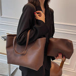 Soft Leather Tote Bag