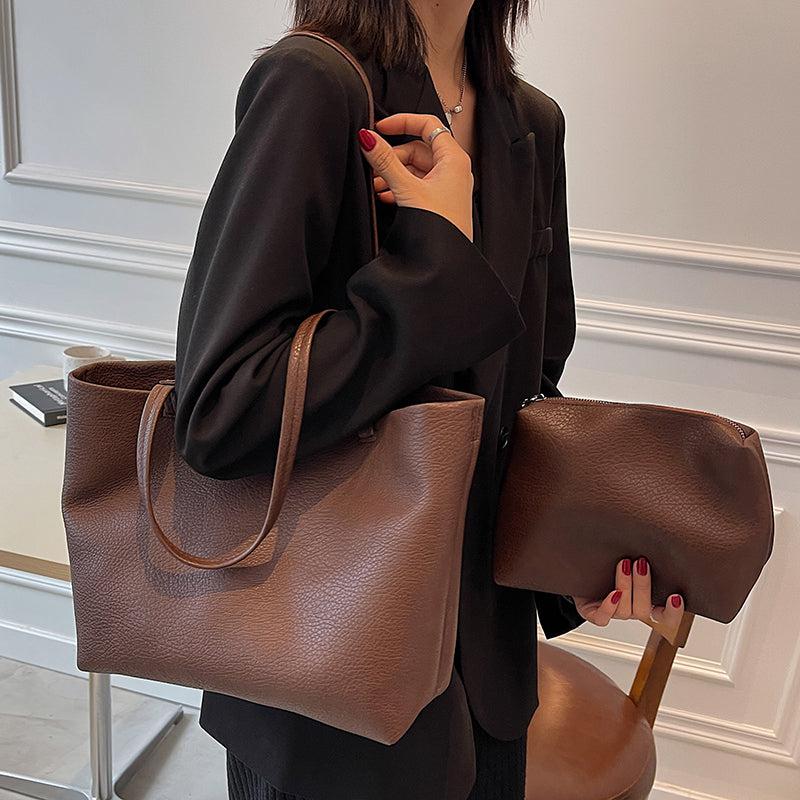 Soft Leather Tote Bag