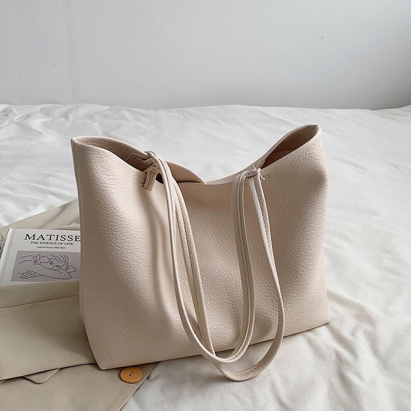 Soft Leather Tote Bag