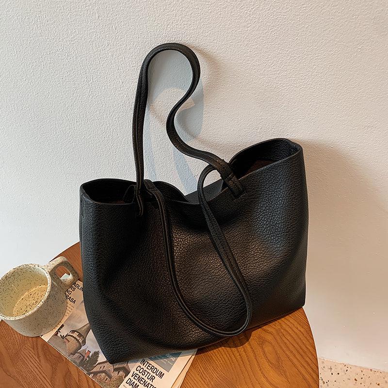 Soft Leather Tote Bag