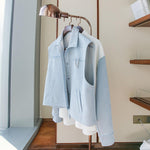 Spring Contrast Color Double-Side Jacket