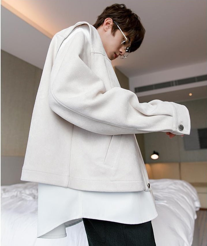 Spring Contrast Color Double-Side Jacket