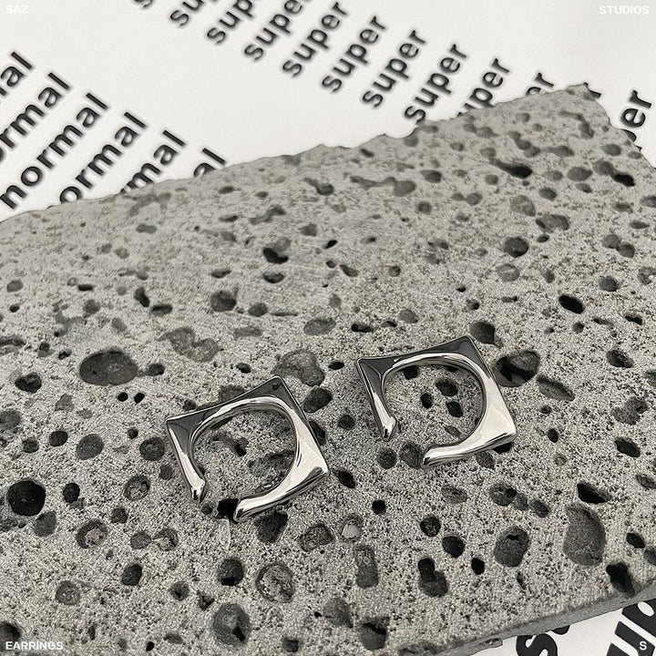 Square Earring Clip