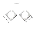 Square Earring Clip