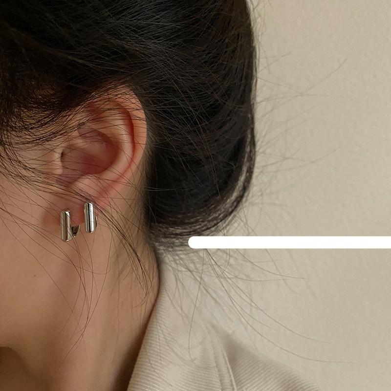 Square Fashion Ear Buckles