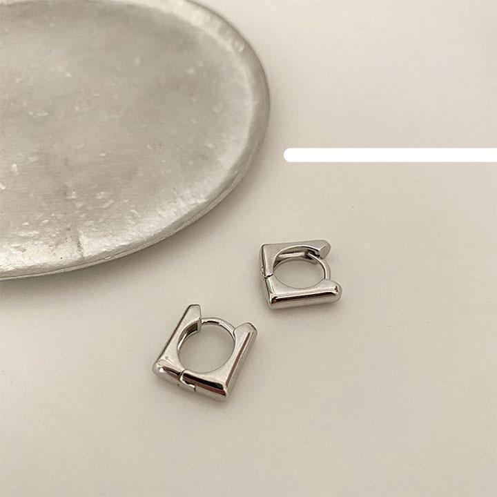 Square Fashion Ear Buckles