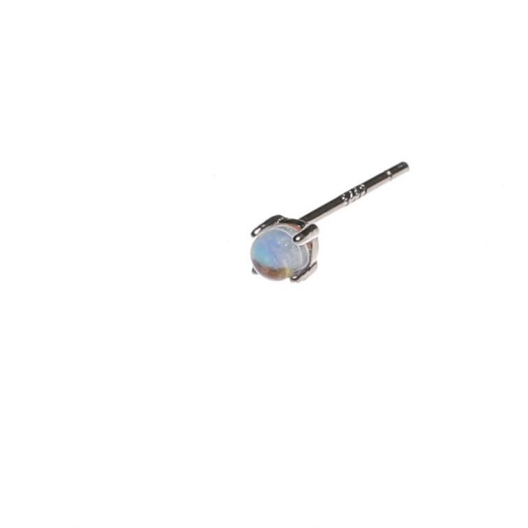 Square Glass Stud Earrings