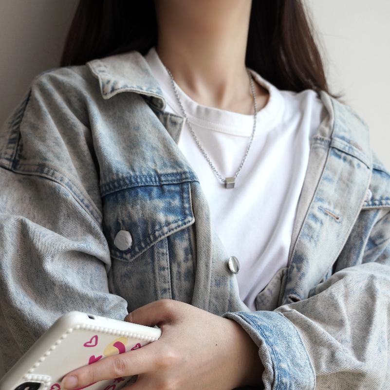 Square Pendant Necklace