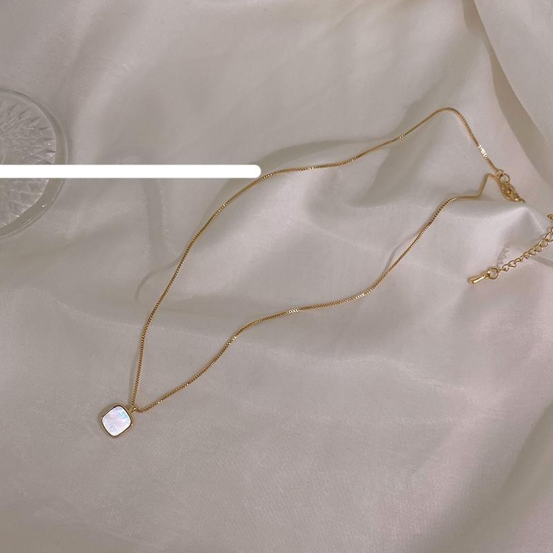 Square Shell Necklace