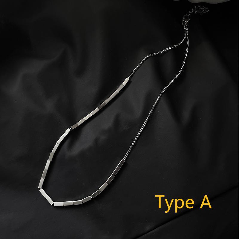 Square Stitching Necklace