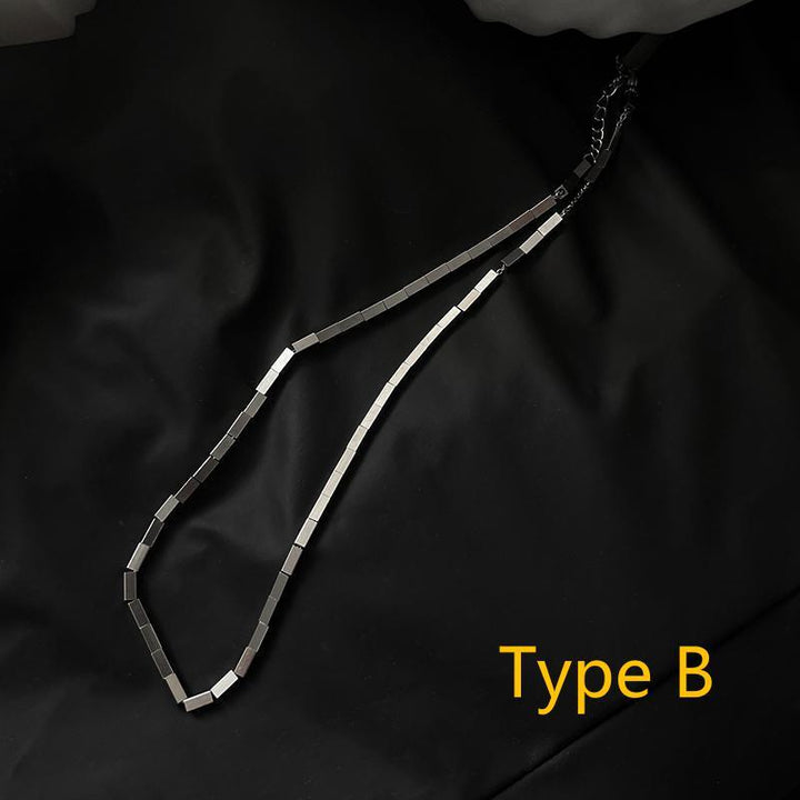 Square Stitching Necklace