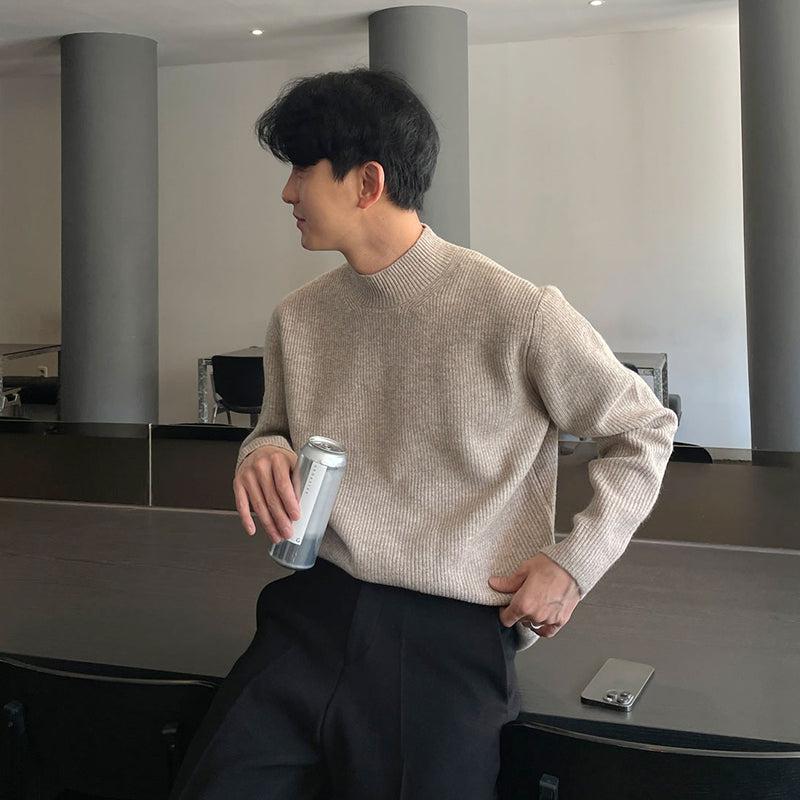 Stand Collar Bottoming Sweater