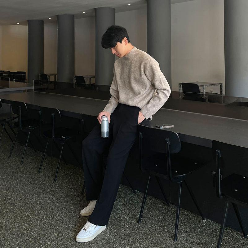 Stand Collar Bottoming Sweater