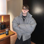 Stand Collar Short Puffer Jacket