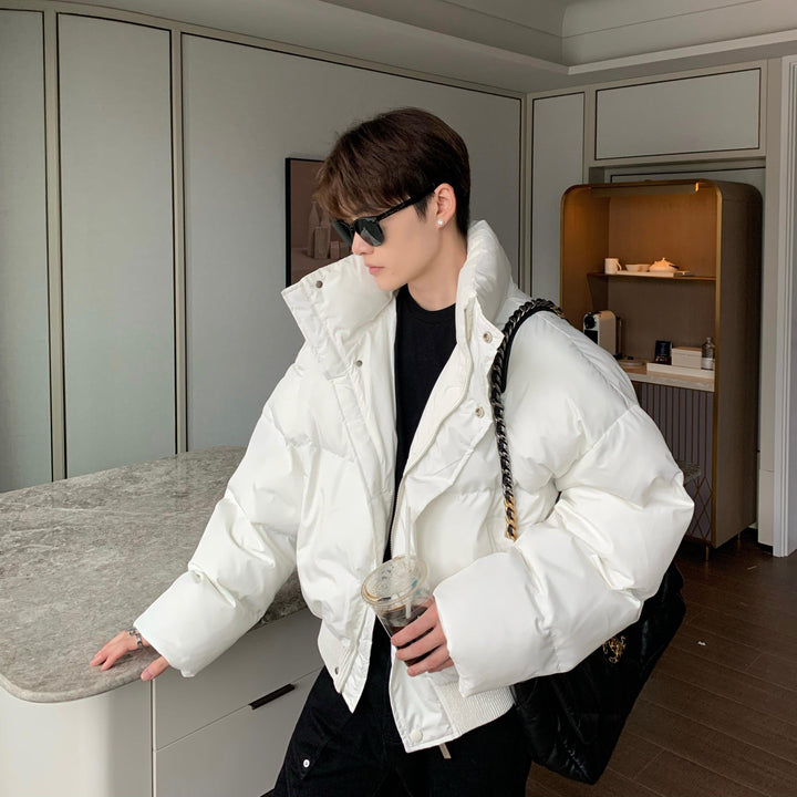 Stand-up Collar Short Padded Jacket