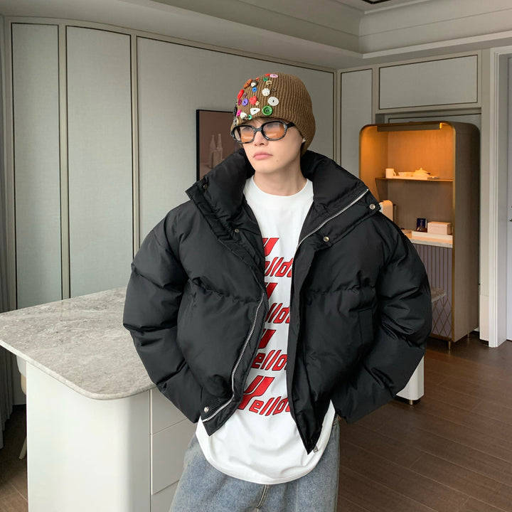 Stand-up Collar Short Padded Jacket