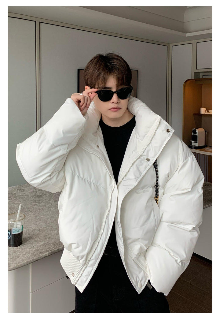 Stand-up Collar Short Padded Jacket