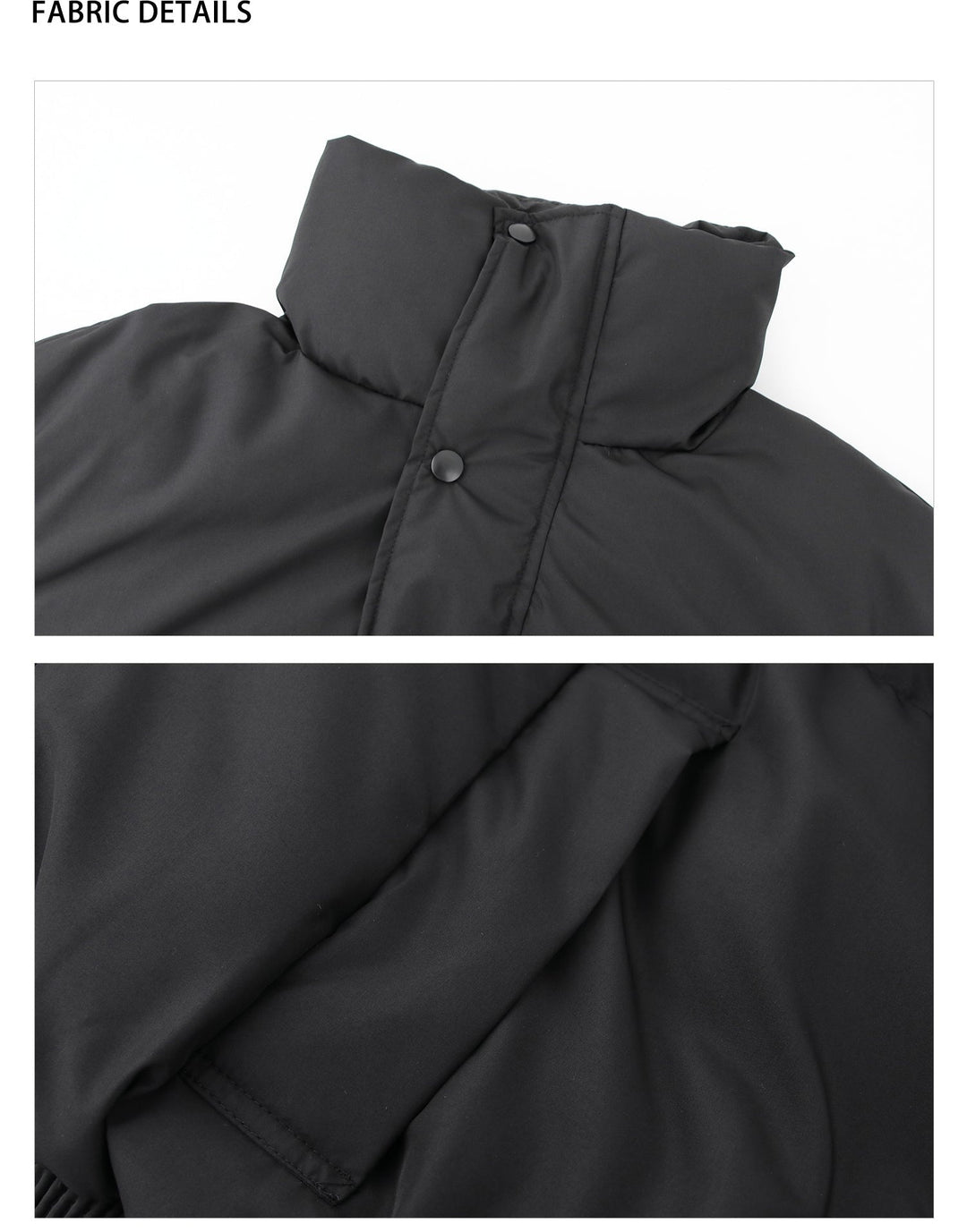 Stand-up Collar Short Padded Jacket