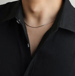 Sterling Silver Fine Chain Choker