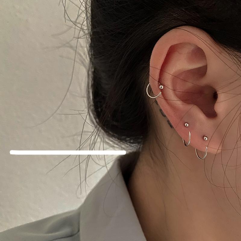 Sterling Silver Hoop Earrings