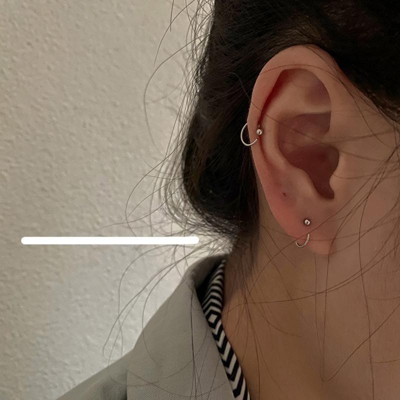 Sterling Silver Hoop Earrings