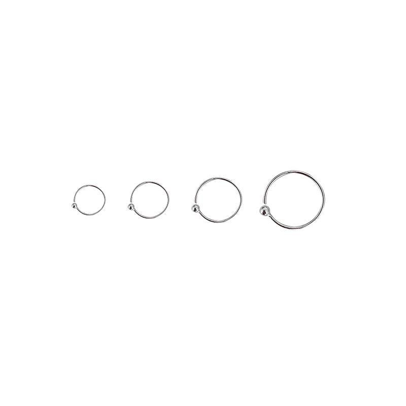 Sterling Silver Hoop Earrings