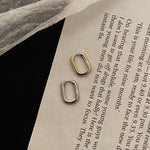 Sterling Silver U-Shaped Earrings