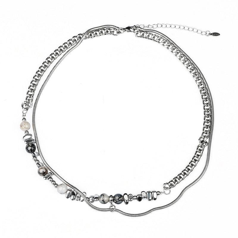Stitching Beads Necklace