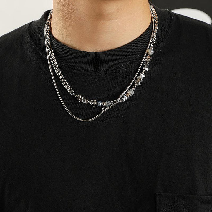 Stitching Beads Necklace