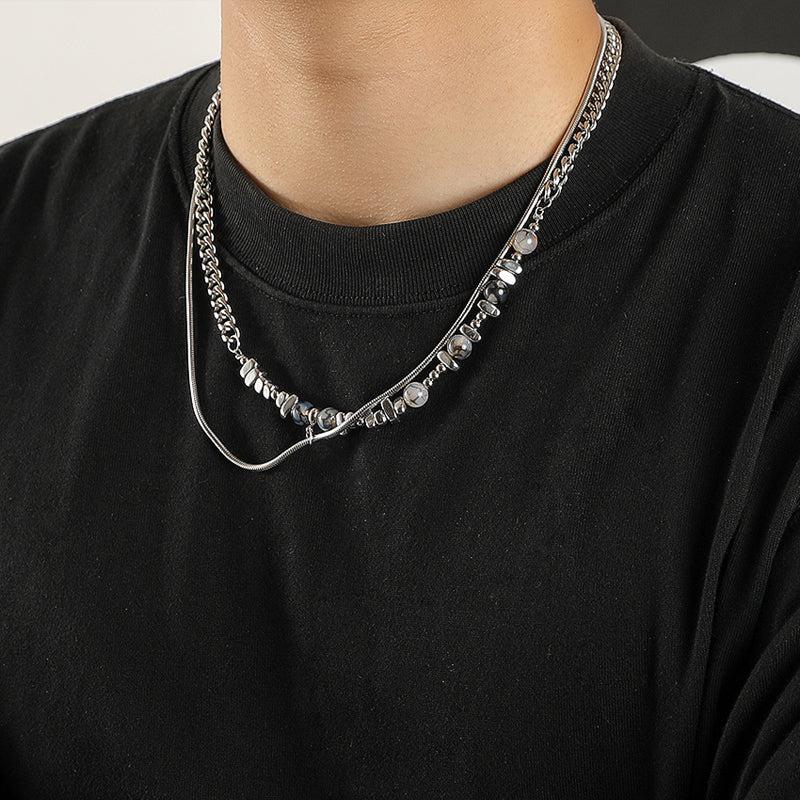 Stitching Beads Necklace