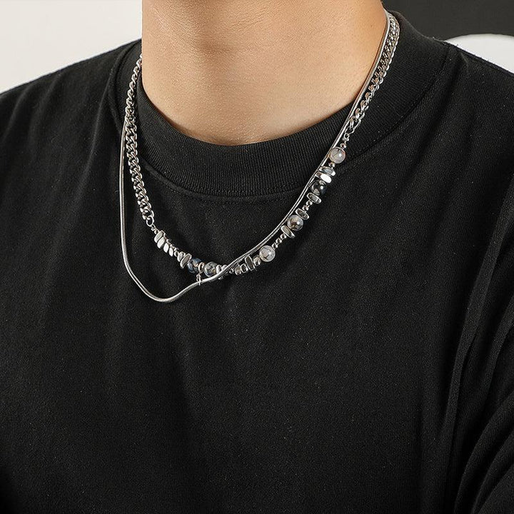 Stitching Beads Necklace
