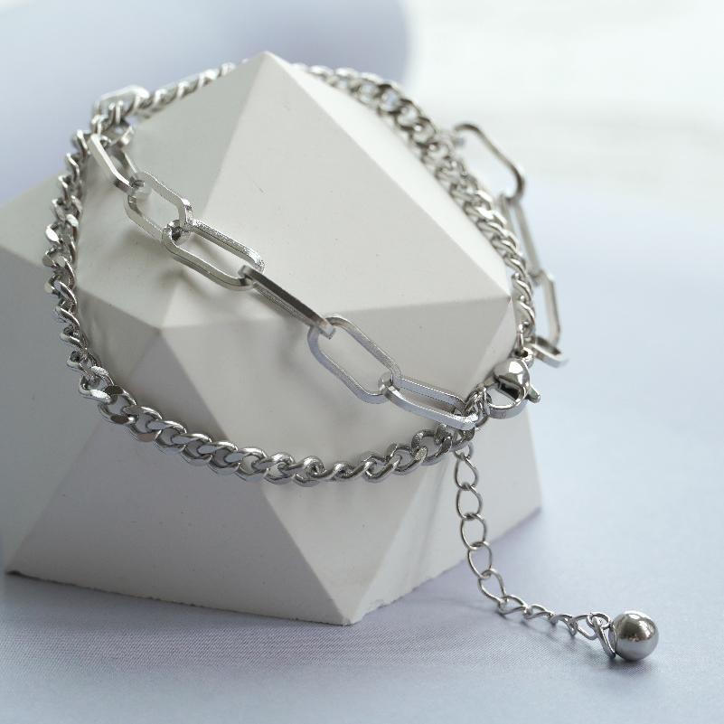 Stitching Double Layered Bracelet