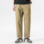 Straight Cotton Cargo Pants