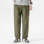 Straight Cotton Cargo Pants