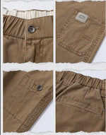 Straight Cotton Casual Pants