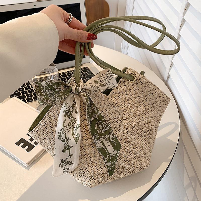 Straw Shoulder Bag