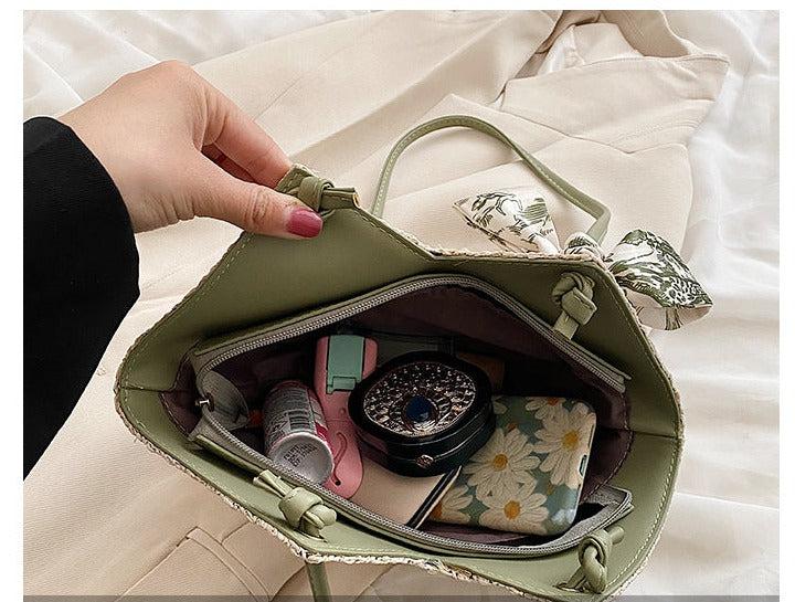 Straw Shoulder Bag