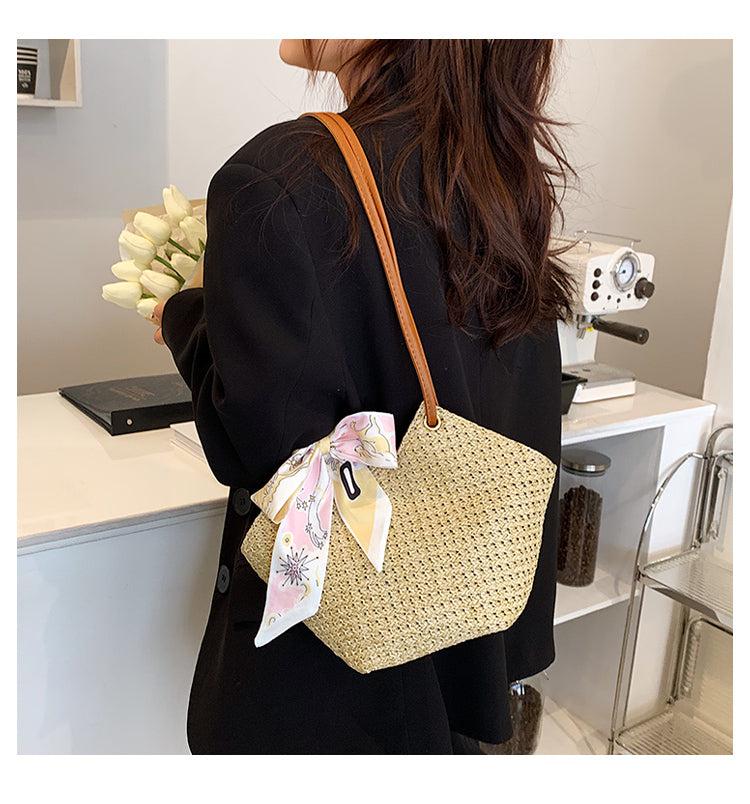 Straw Shoulder Bag
