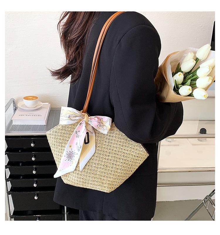 Straw Shoulder Bag