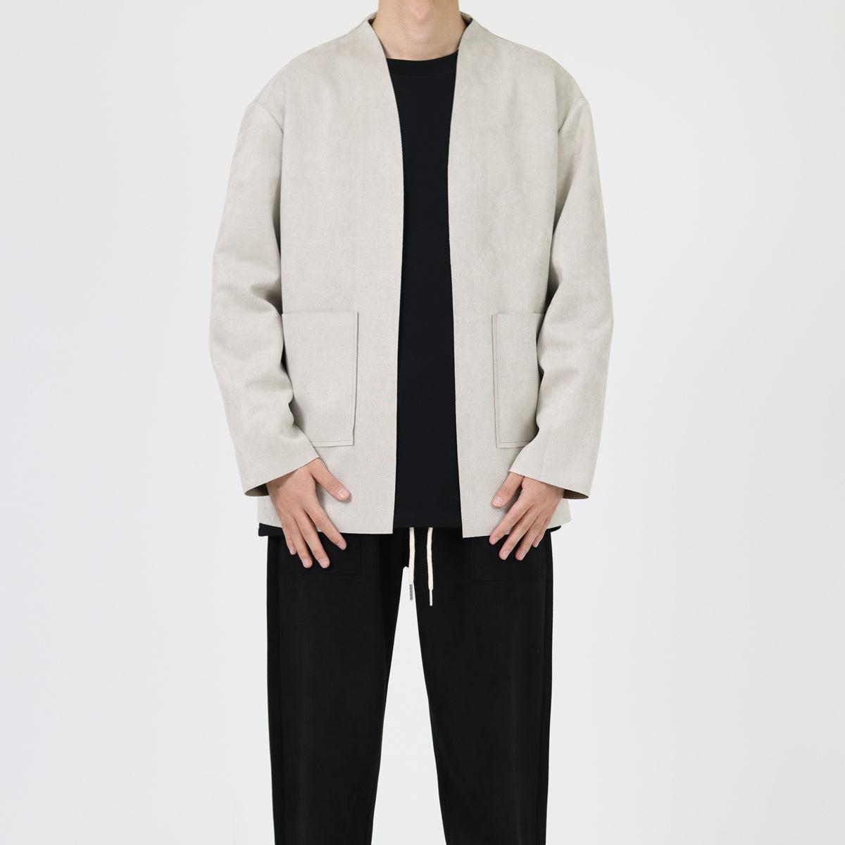 Suede Thin Casual Suit Jacket