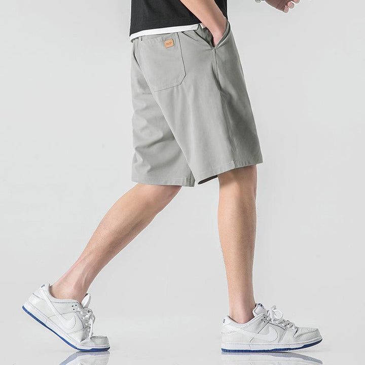 Summer Ice Silk Pleated Shorts