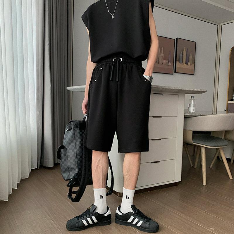 Tank Top & Drawstring Shorts
