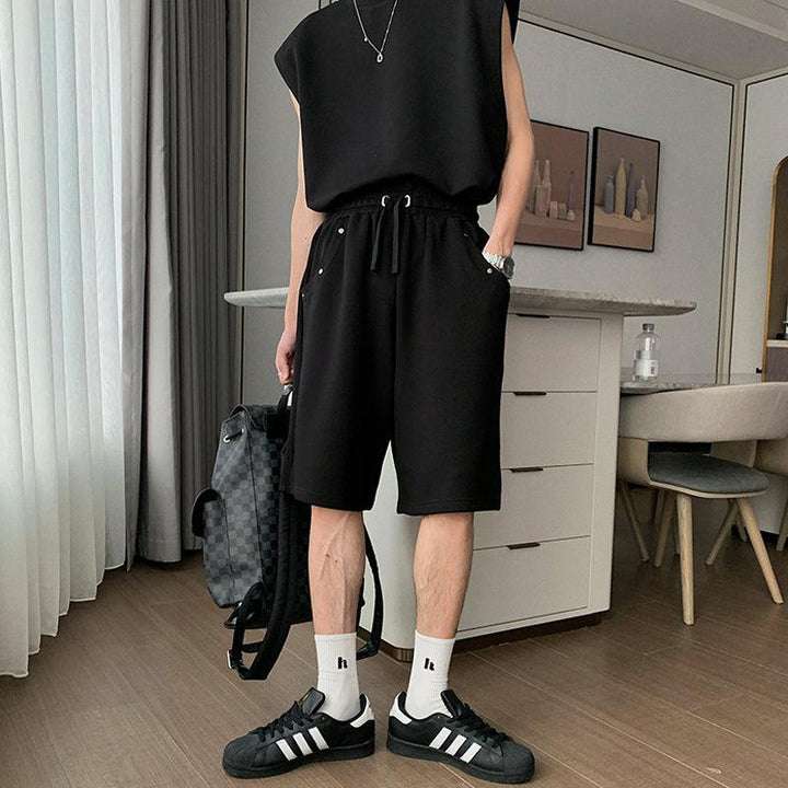 Tank Top & Drawstring Shorts