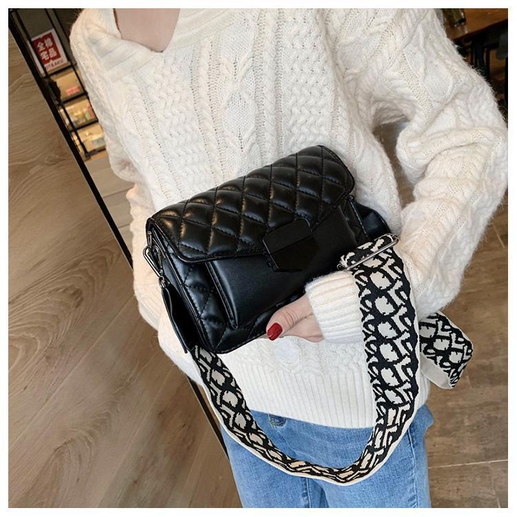 Texture Messenger Bag