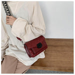 Texture Messenger Bag