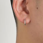 Textured Hoop Earrings