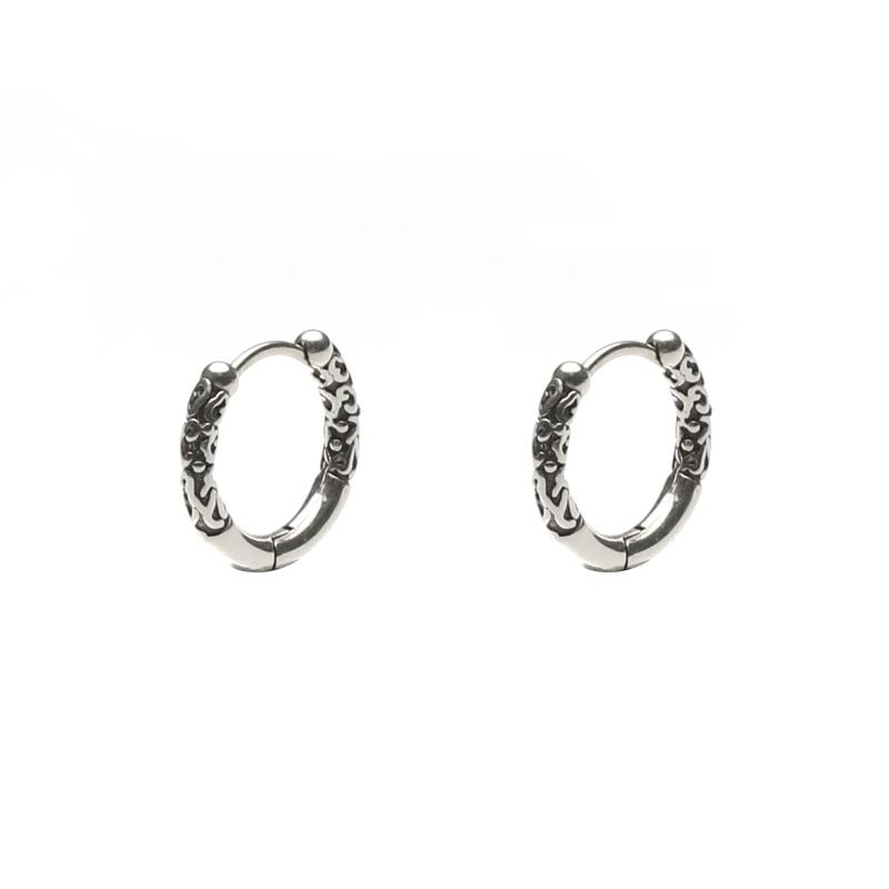 Textured Hoop Earrings