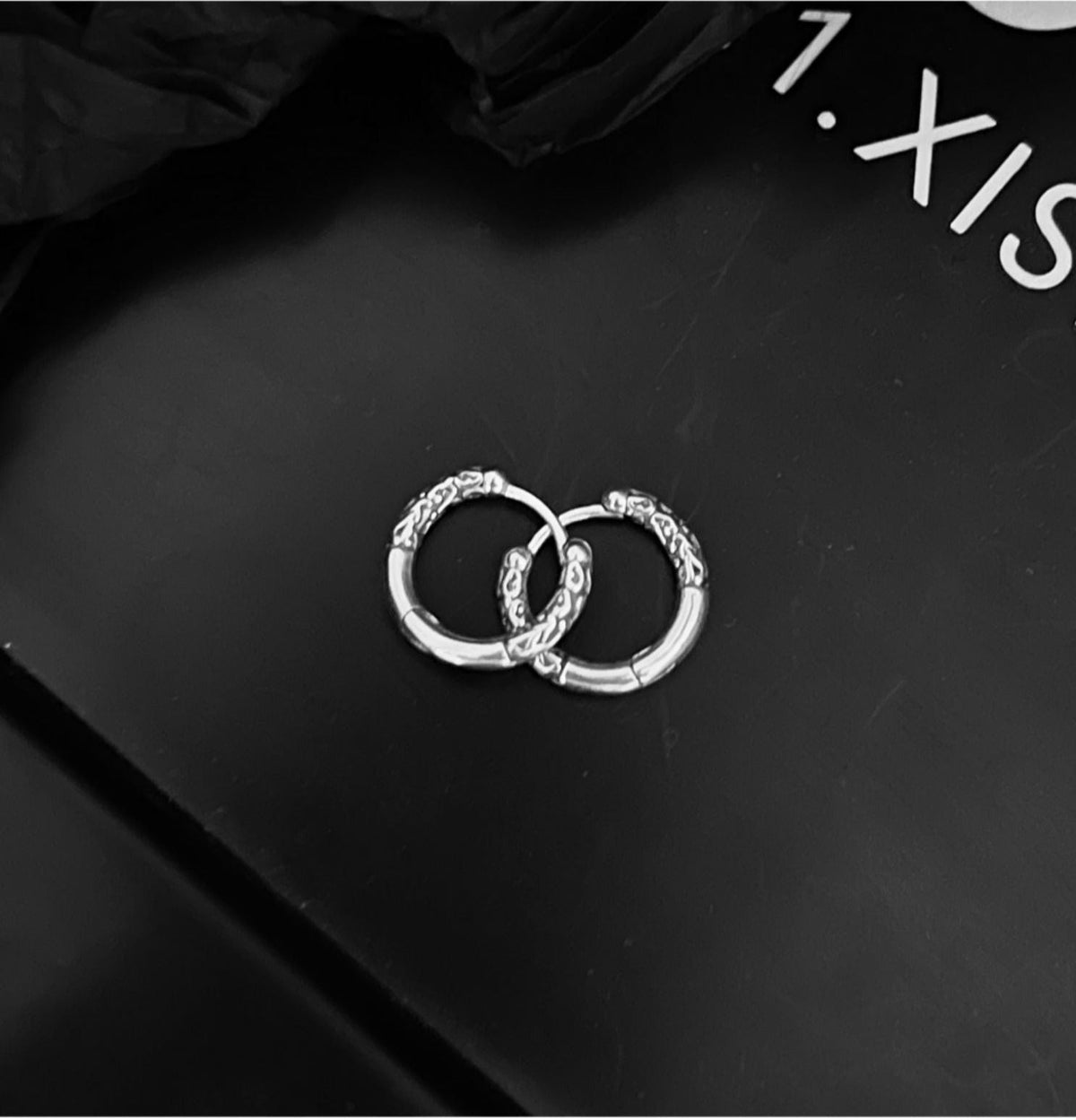 Textured Hoop Earrings